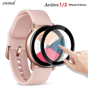 Glass For Samsung Galaxy Watch Active 2 44mm 40mm/46mm/42mm Gear S3 Frontier/S2/Sport 3D HD Full Screen Protector Film Active2